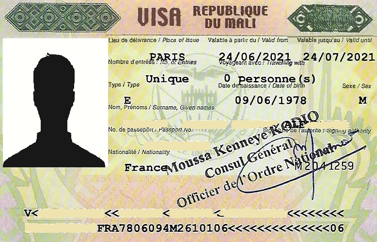 Demande de Visa